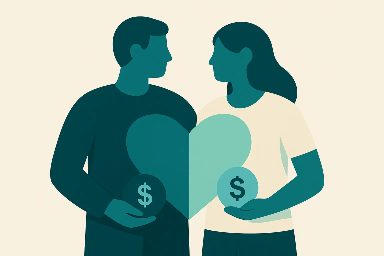 Fusionar finanzas sin fusionar cuentas en pareja